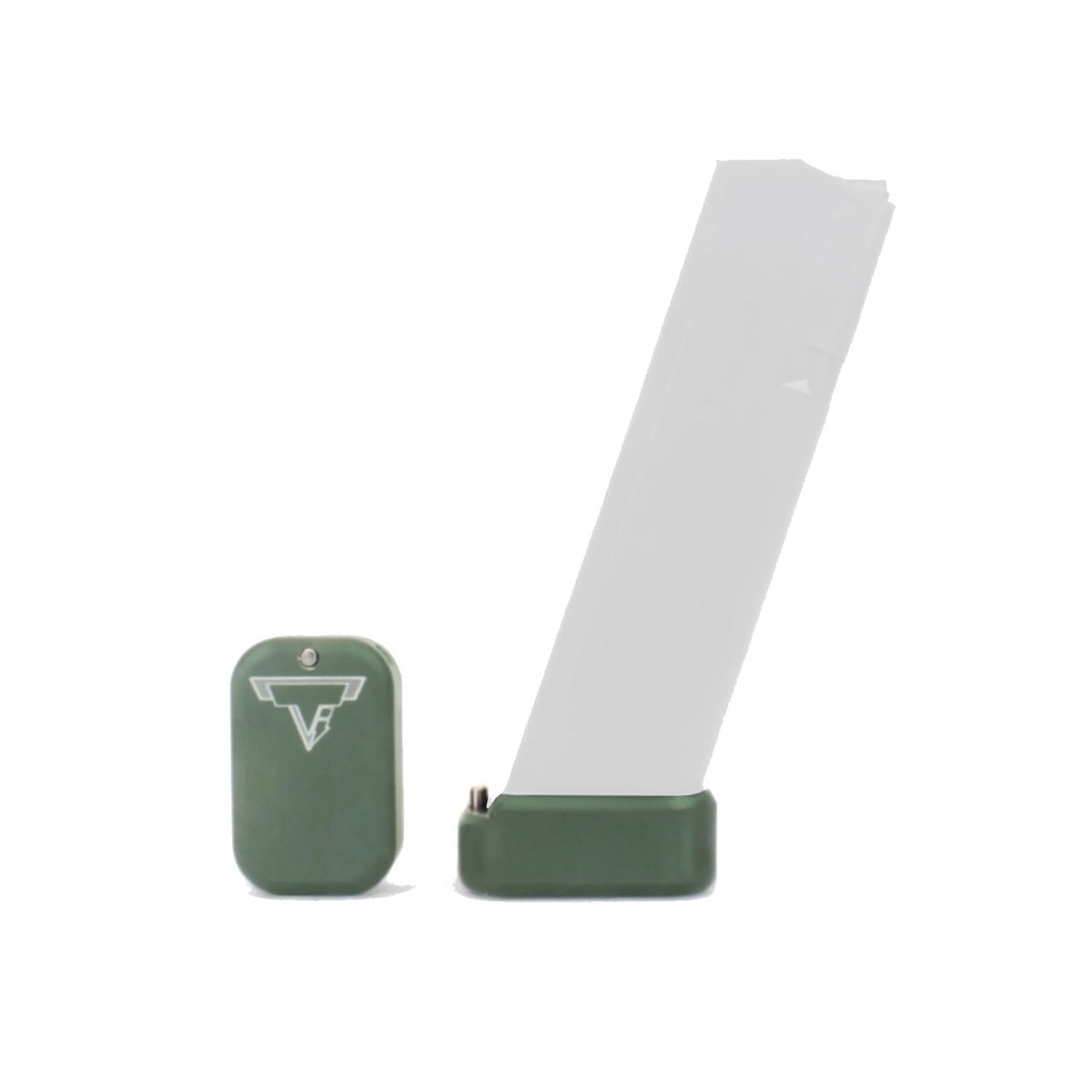 Taran Tactical - Base Pad for Glock 9/40 Magazines +5/6 OD Green — view 9