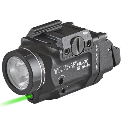 Streamlight - TLR-8 HL-X G SUB GUN LIGHT WITH GREEN LASER