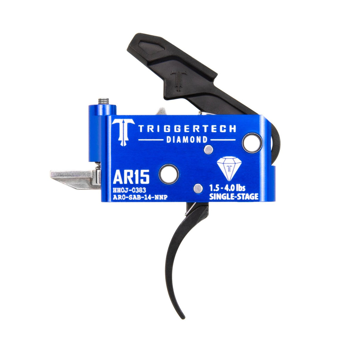 TriggerTech - AR-15 Diamond Trigger Single-Stage PVD Black