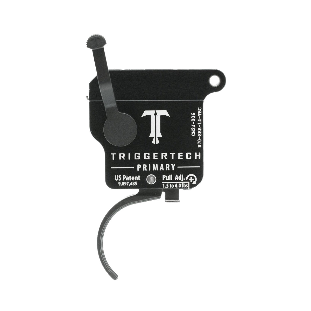 TriggerTech - Remington 700 Primary Trigger - Black Curved
