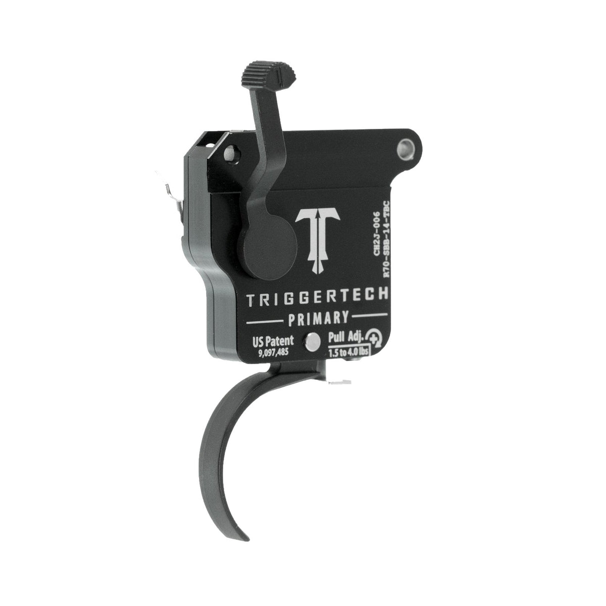 TriggerTech - Remington 700 Primary Trigger - Black Curved — view 3