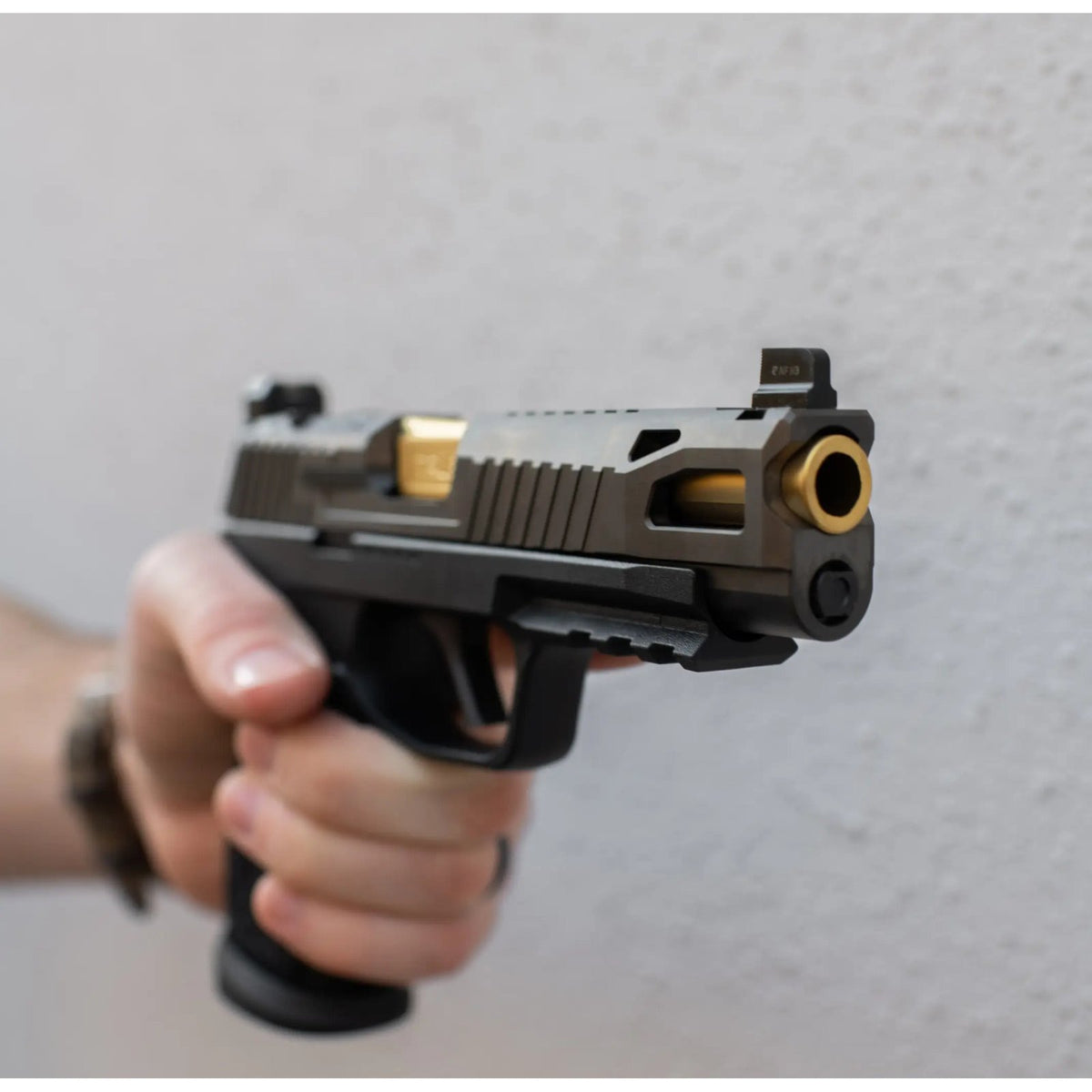 True Precision - Sig P365-FUSE Non-Threaded Barrel 4.3" Black DLC — view 3