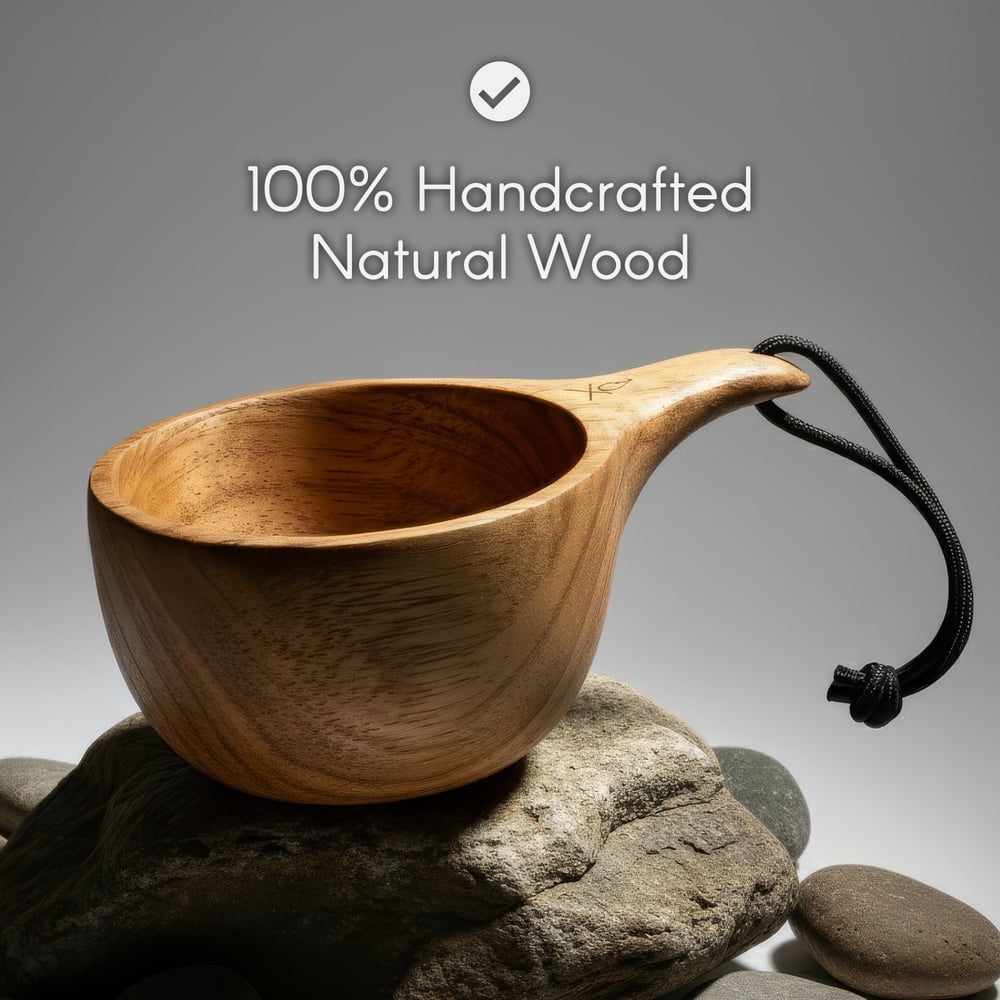 Uberleben – Lore Kuksa Handcrafted Hardwood Camping Cup