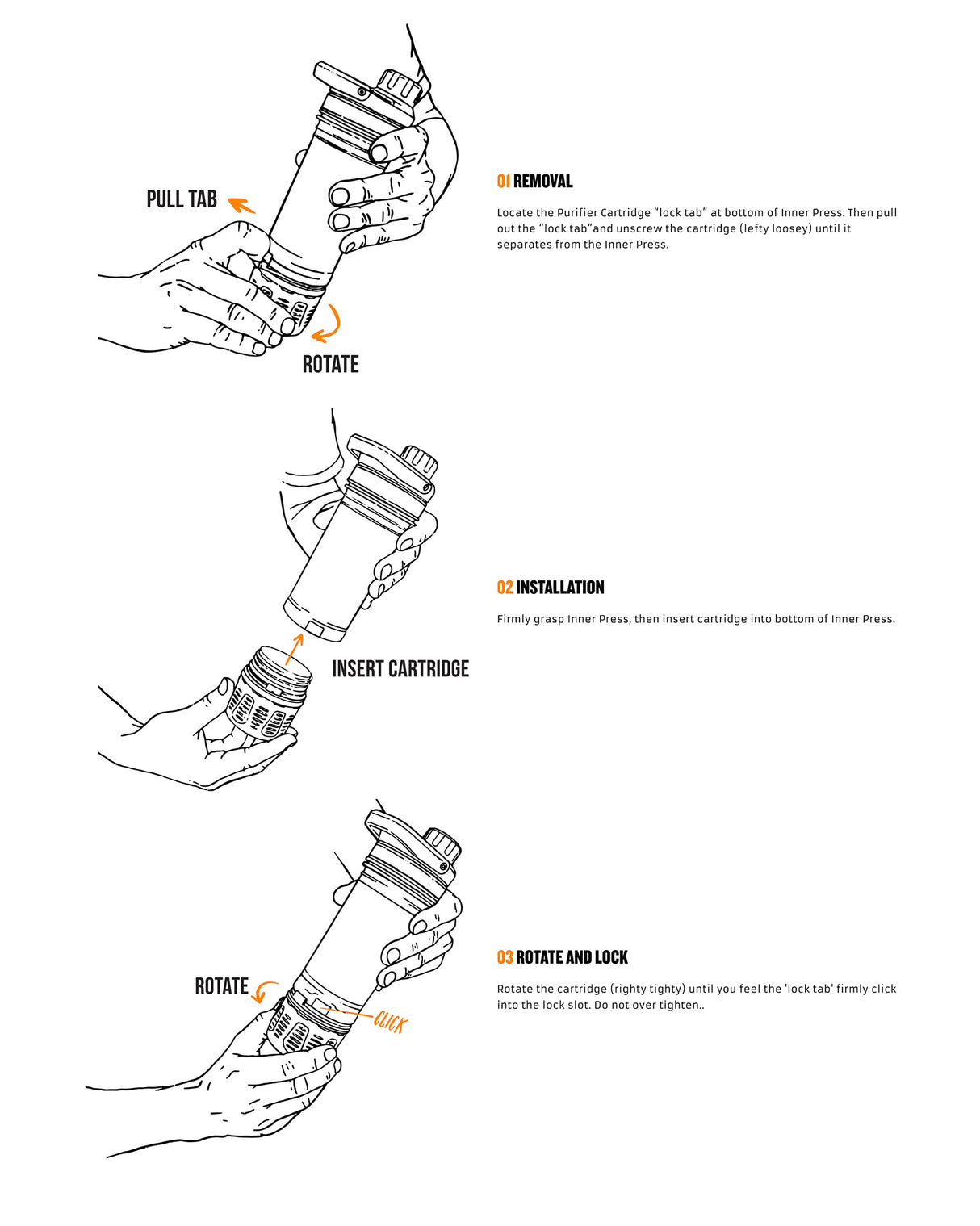 Ultrapress water filter for outdoor survival and emergency preparedness, showcasing compact design and functionality.