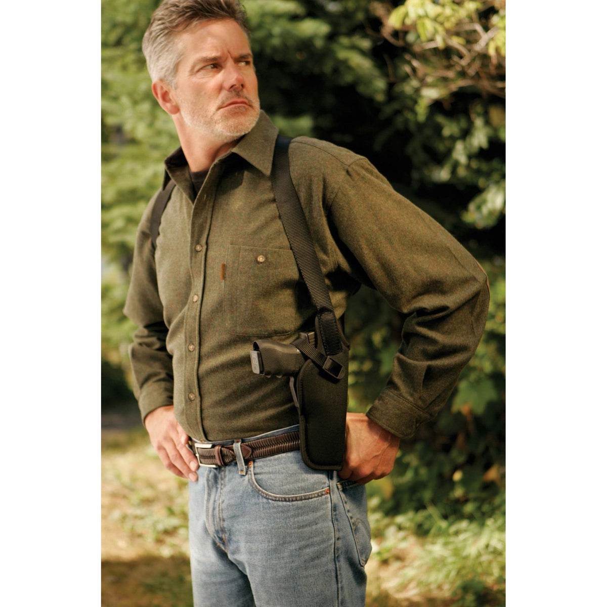 Uncle Mikes - Vertical Shoulder Holster, Size 5, Right Hand — view 2