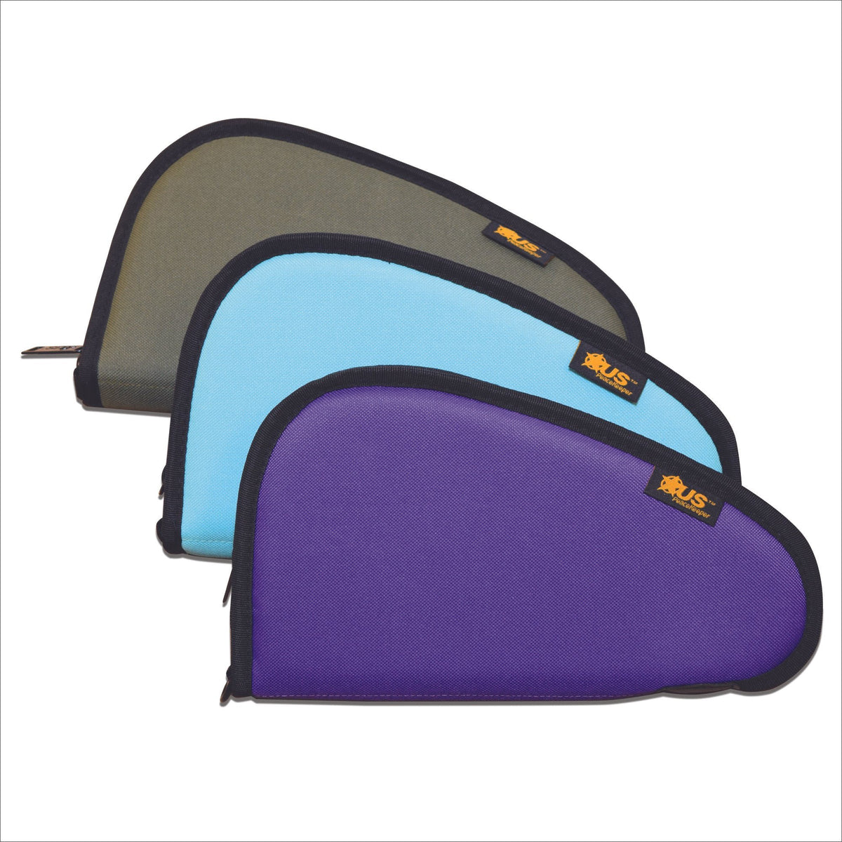 US PeaceKeeper - Medium Pistol Case 11" x 6" Purple