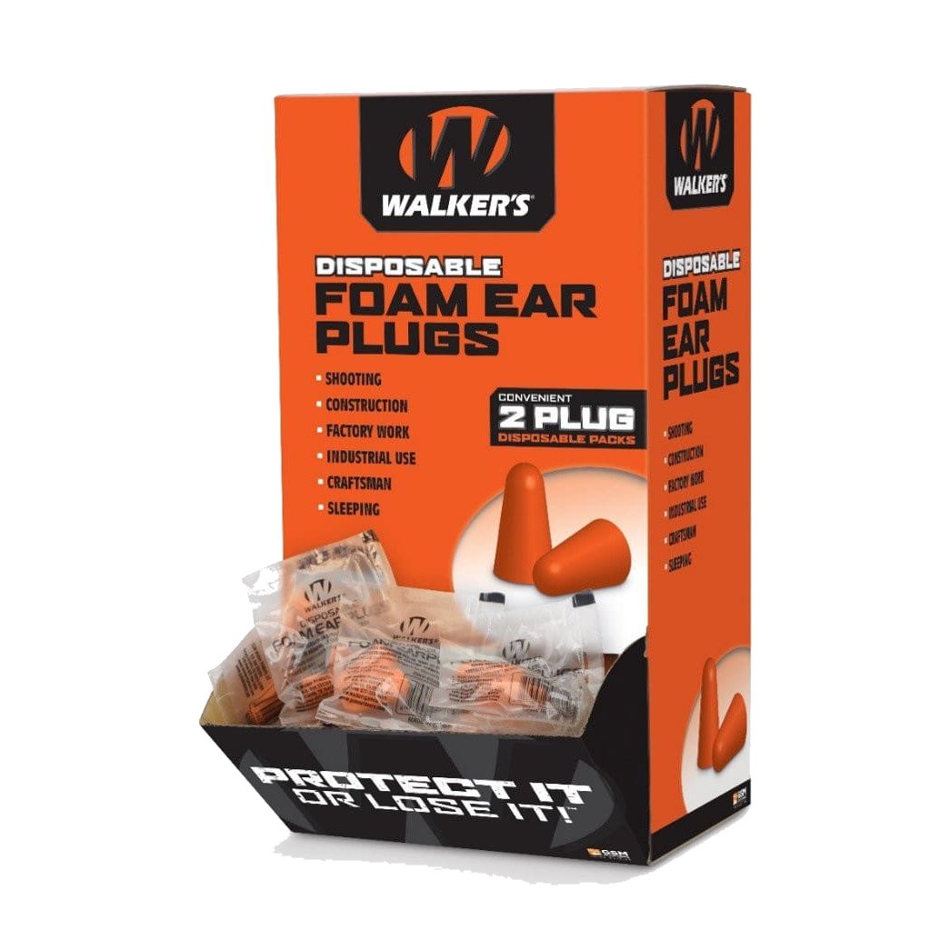 Walkers - Foam Ear Plugs 200pk - Orange — view 2