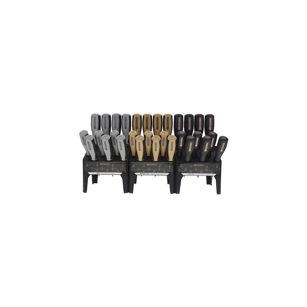 Wheeler - 30 Piece Hex/Torx Benchtop Screwdriver Set