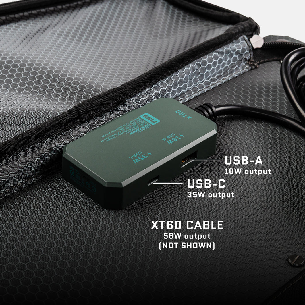 Dark Energy - Spectre 56W Rugged Portable Solar Panel