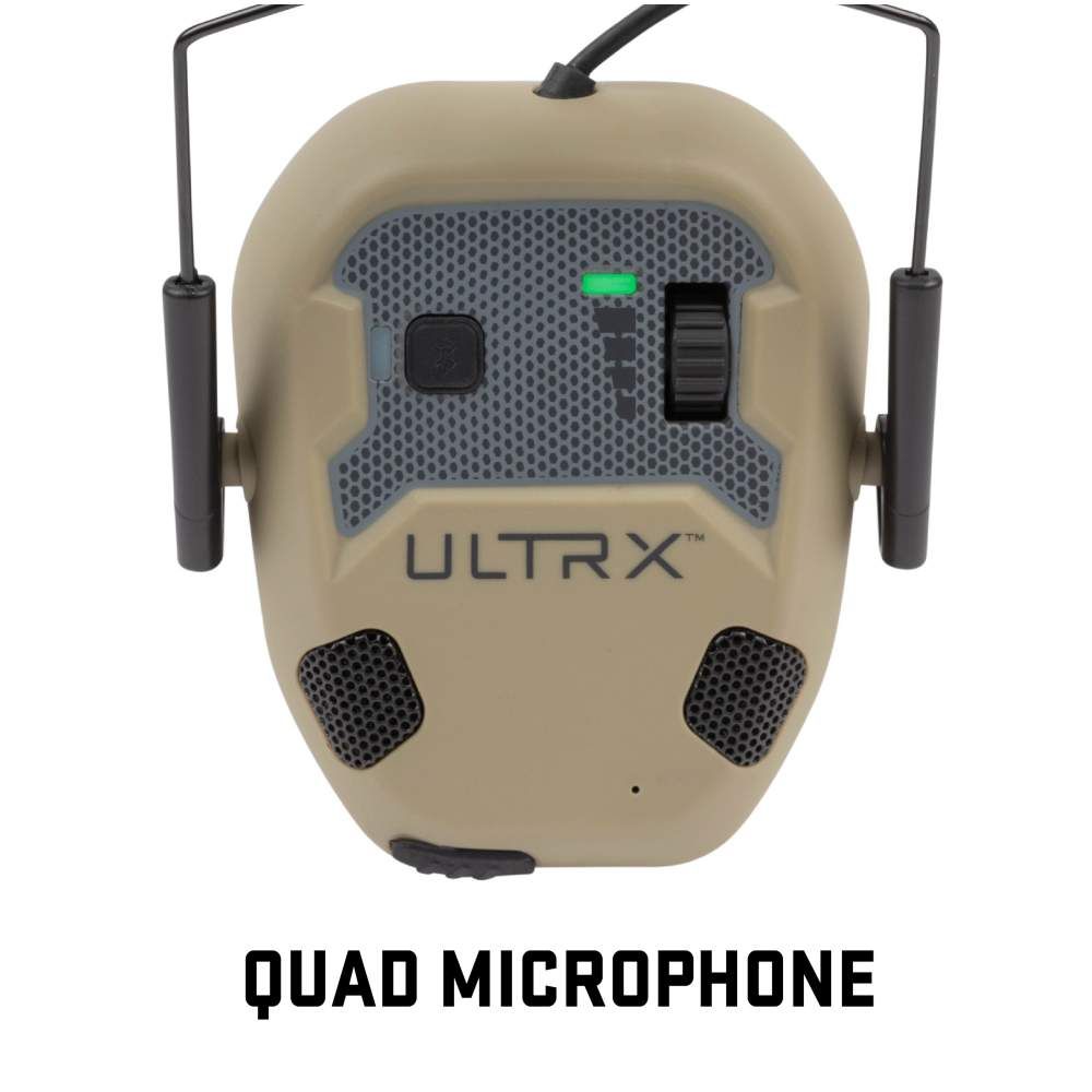 Allen Company - ULTRX Bionic Fuse Bluetooth Electronic Earmuff, FDE