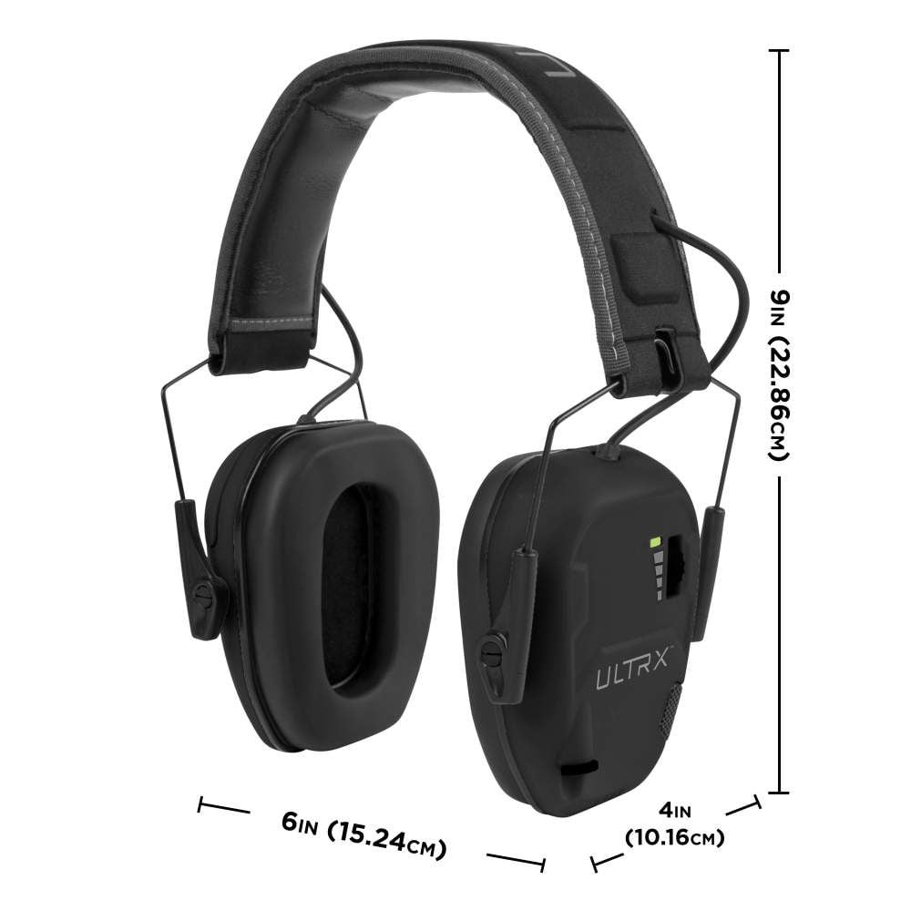 Allen - ULTRX Bionic Electronic Earmuff, Midnight Gray