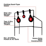 Allen EZ Aim – Triple Spinner Target System, .22 Rimfire Steel