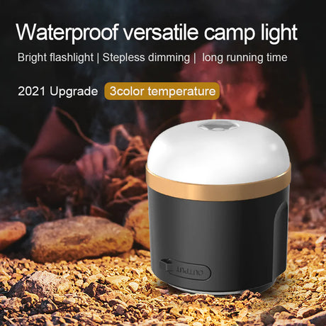 EcoFlow – Waterproof Rechargeable Camping Lantern with Power Bank