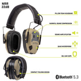 Allen Company - ULTRX Bionic Fuse Bluetooth Electronic Earmuff, FDE