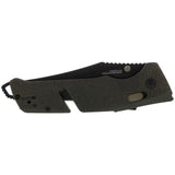 SOG - Trident AT, Folding Knife, 3.7" Straight Clip Point, Olive Drab Green