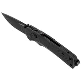 SOG - Flash AT, Folding Knife, 3.45" Straight Back, Titanium Nitride Finish, Blackout