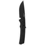 SOG - Flash AT, Folding Knife, 3.45" Straight Back, Titanium Nitride Finish, Blackout