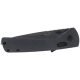 SOG - Flash AT, Folding Knife, 3.45" Straight Back, Titanium Nitride Finish, Urban Gray