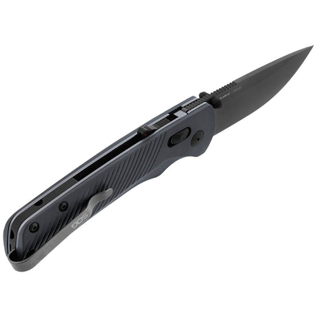 SOG - Flash AT, Folding Knife, 3.45" Straight Back, Titanium Nitride Finish, Urban Gray