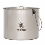 Pathfinder - 120oz Bush Pot and Lid Set, Stainless Steel