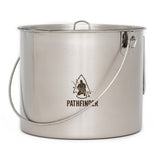 Pathfinder - 120oz Bush Pot and Lid Set, Stainless Steel