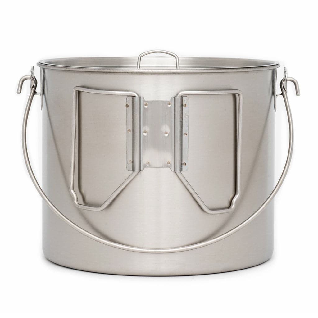 Pathfinder - 120oz Bush Pot and Lid Set, Stainless Steel