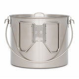 Pathfinder - 120oz Bush Pot and Lid Set, Stainless Steel