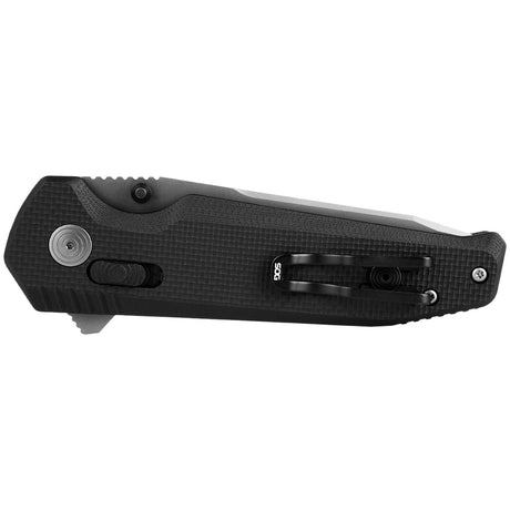 SOG - Vision XR LTE, Folding Knife, 3.36" Tanto Point Straight Edge, G10 Handle, Titanium Nitride Finish, Black