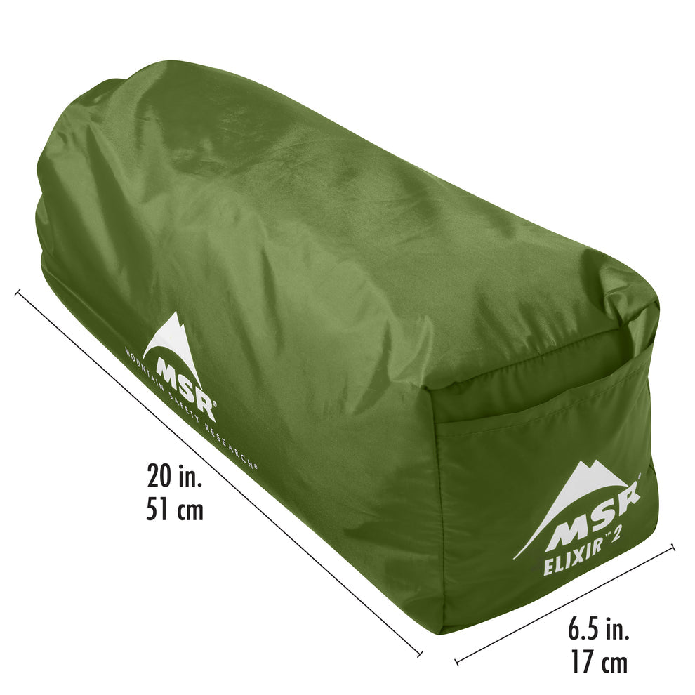 MSR – Elixir 2-Person Backpacking Tent with Footprint & Rainfly