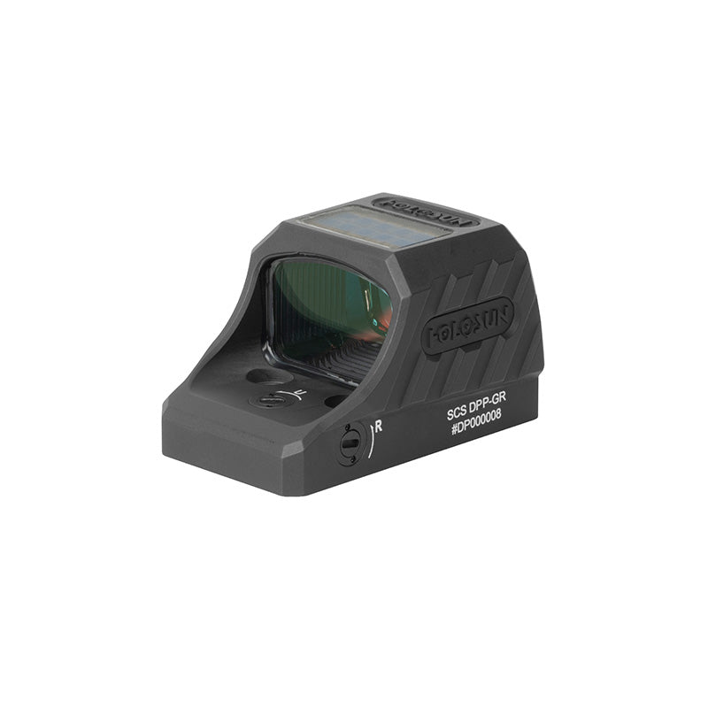 Holosun SCS 320 - Solar Charging Sight, Green 2 MOA Dot & 32 MOA Circle