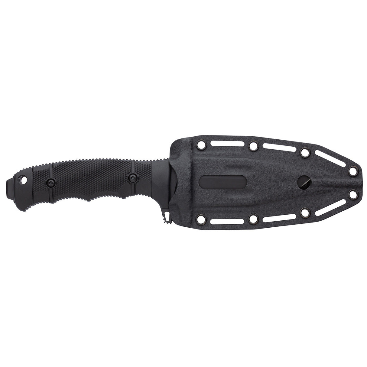 SOG - SEAL FX - Clip Point, Serrated, Black 4.3" Fixed Blade Knife