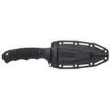SOG - SEAL FX - Clip Point, Serrated, Black 4.3" Fixed Blade Knife