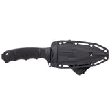 SOG - SEAL FX - Clip Point, Serrated, Black 4.3" Fixed Blade Knife