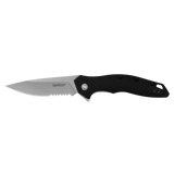 Kershaw – Shoreline Folding Knife, Partially Serrated, Assisted Open