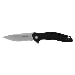 Kershaw – Shoreline Folding Knife, Partially Serrated, Assisted Open