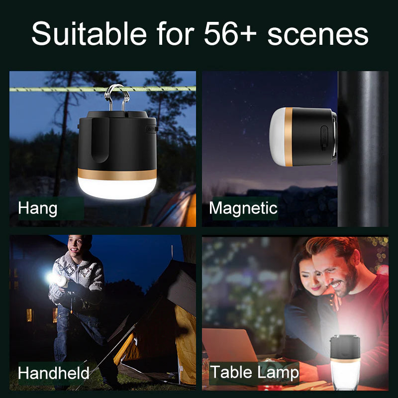 EcoFlow – Waterproof Rechargeable Camping Lantern with Power Bank