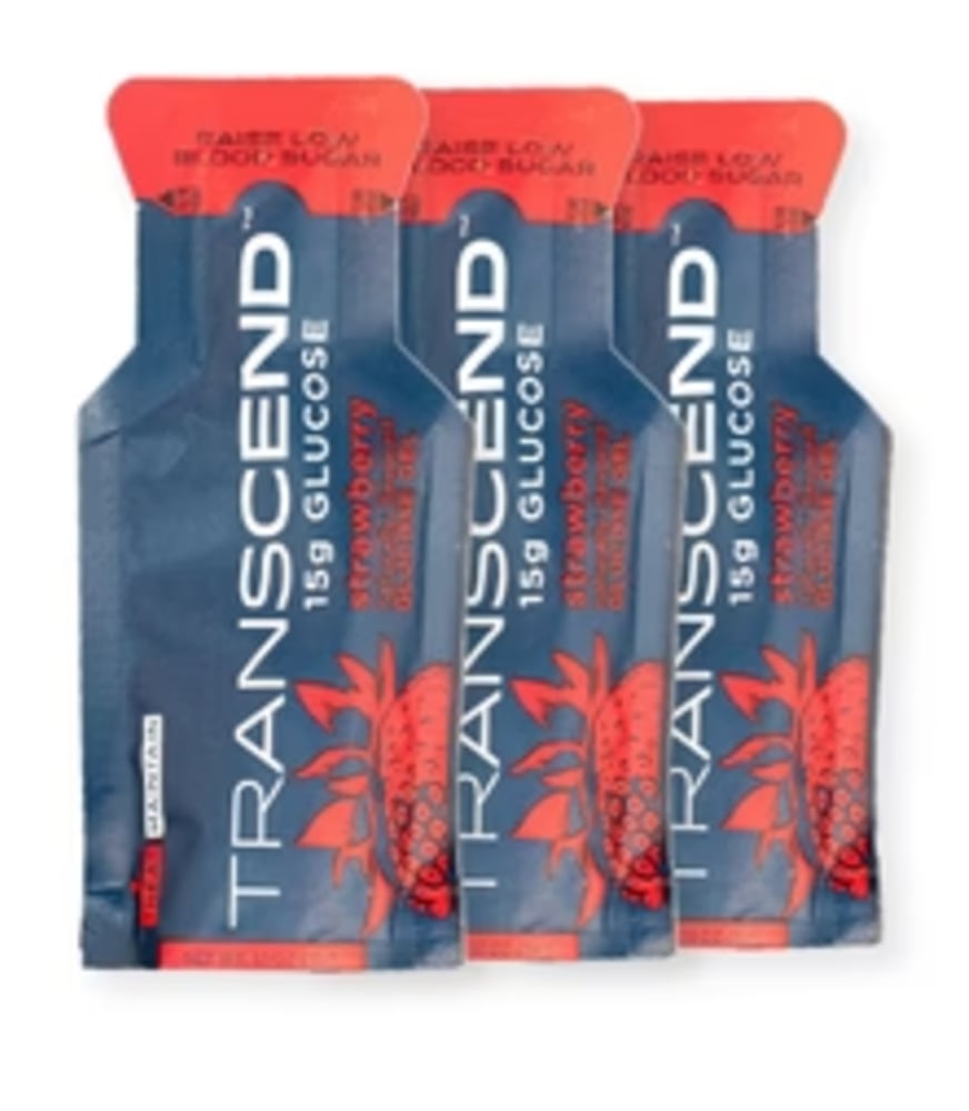 3 Transcend - Glucose Gel Packet 15 Grams