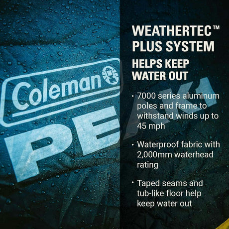 Coleman – PEAK1 2-Person Backpacking Tent with Footprint