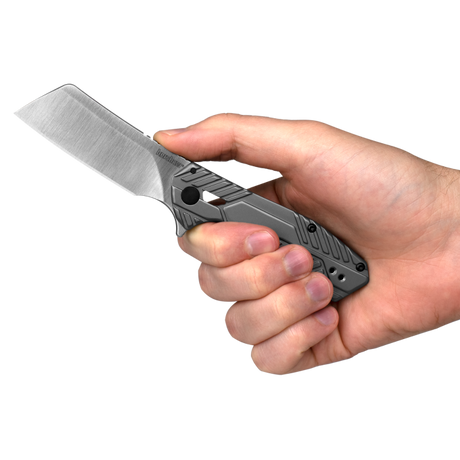 Kershaw – Static Cleaver Folding Knife, 2.9" Satin Blade
