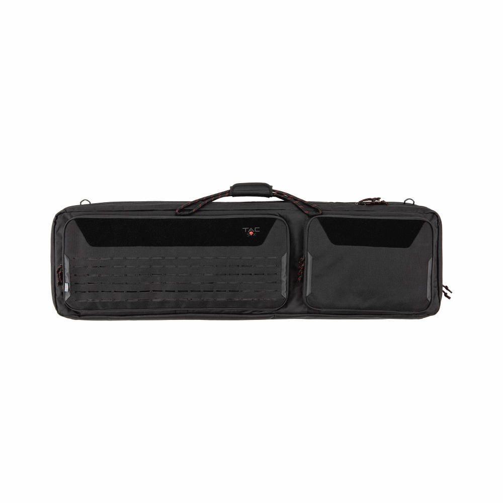 Allen Company - Tac-Six 46" Lockable 2-Firearm Unit Tactical Gun Case, Laser Cut Molle Front, Black