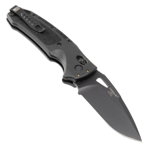 Hogue - SIG K320® Manual Folder (Nitron) 3.5" Drop Point Blade - Black Cerakote Black Polymer Frame