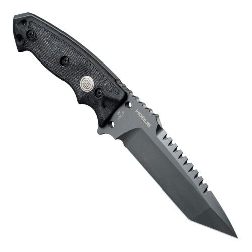 Hogue - SIG EX-F01 Fixed Blade (Tactical) 5.5" Tanto Blade - Grey Cerakote Solid Black G10 Scales