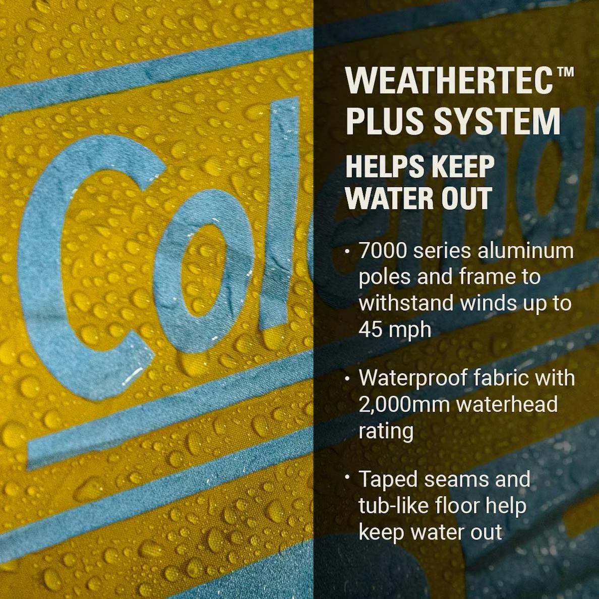 Coleman – PEAK1 6-Person Dome Tent with WeatherTec System