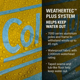 Coleman – PEAK1 6-Person Dome Tent with WeatherTec System