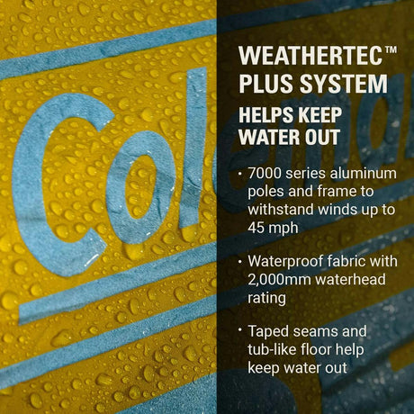 Coleman – PEAK1 6-Person Dome Tent with WeatherTec System