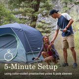 Coleman - Skydome 4-Person Tent with LED Light and WeatherTec