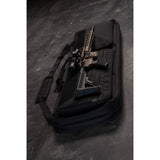 Allen Company - Tac-Six 38" Lockable 2-Firearm Unit Tactical Gun Case, Laser Cut Molle Front, Black