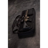 Allen Company - Tac-Six 38" Lockable 2-Firearm Unit Tactical Gun Case, Laser Cut Molle Front, Black