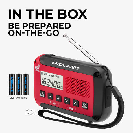 Midland - ER10VP Emergency Weather Radio with Flashlight