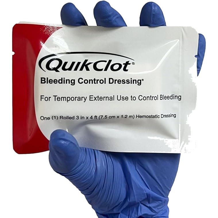 QuikClot - EMS Gauze, 3" x 4' Z-Fold Hemostatic Dressing — view 2